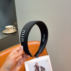 Miu Miu Black Headband